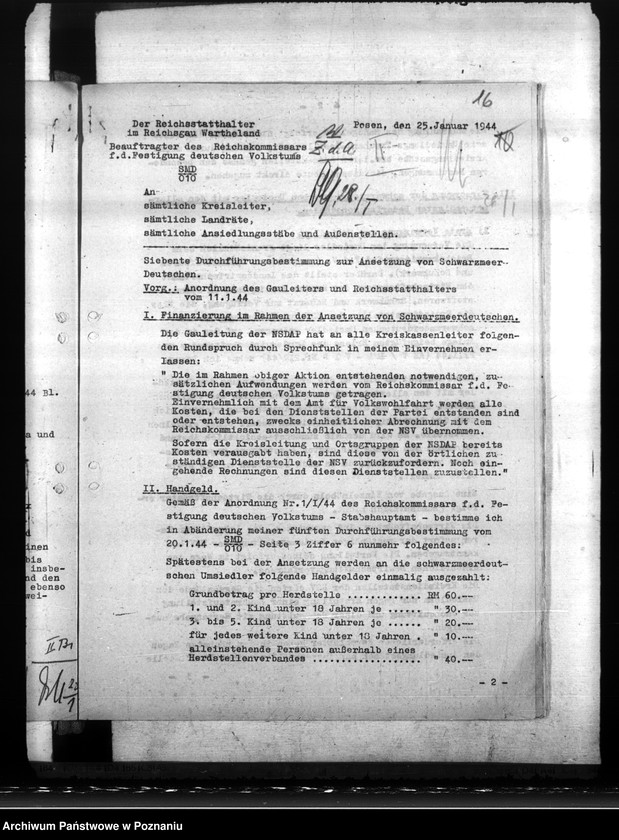 Obraz 20 z jednostki "Unterbringung der Schwarzmeerdentsche"