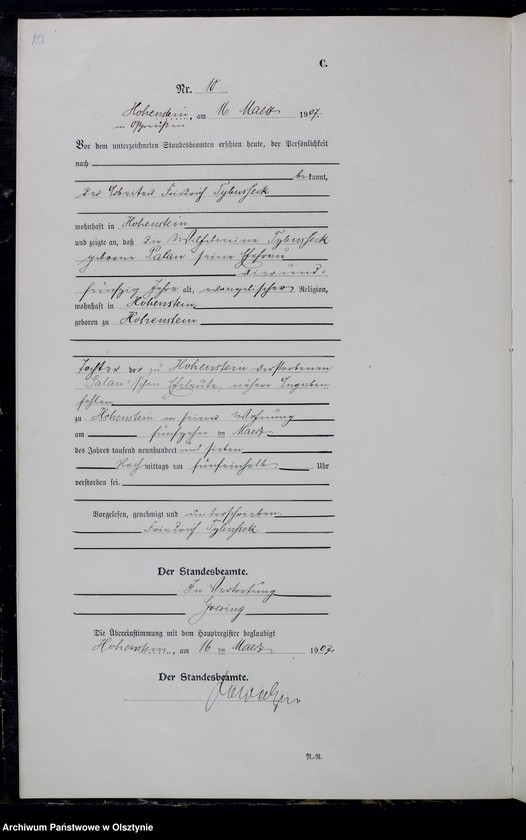 image.from.unit.number "Sterbe-Neben-Register Nr 1 - 54"