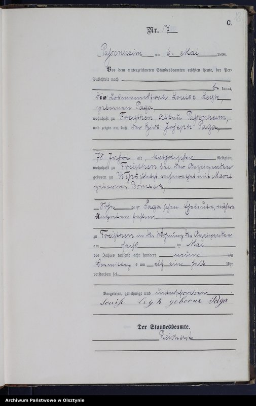 image.from.unit.number "Sterbe-Haupt-Register Nr 1 - 69"