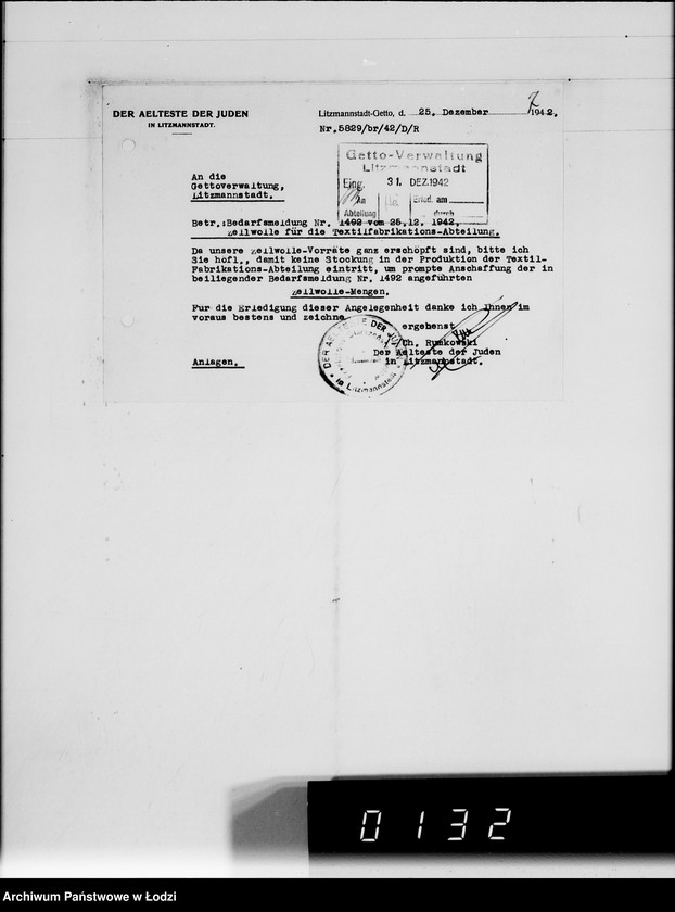 Obraz 11 z jednostki "Lumpen gegen Zellwolle [dostawa z Getta]"