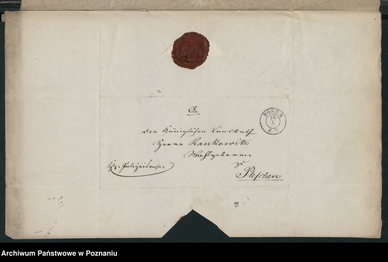 Obraz 18 z jednostki "A. betr. den polnischen Flüchtling Johann von Skarzewski"