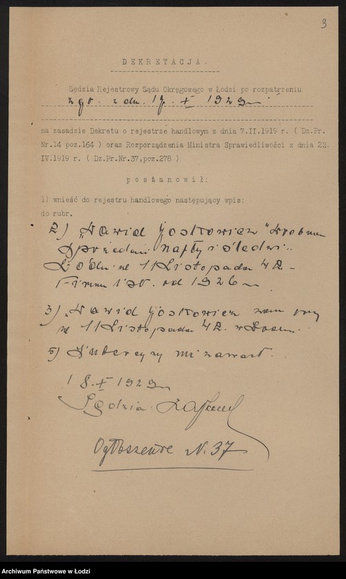 Obraz 5 z jednostki "Dawid Joskowicz – drobna sprzedaż nafty i śledzi"