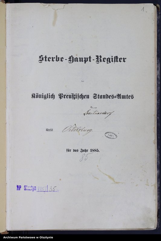 image.from.unit.number "Sterbe-Haupt-Register Nr 1 - 253"