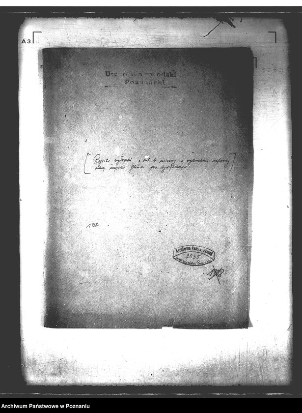 Obraz 4 z jednostki "Rejestr wyłączeń z artykułu 4 ustawy o wykonaniu reformy rolnej powiatu bydgoskiego"