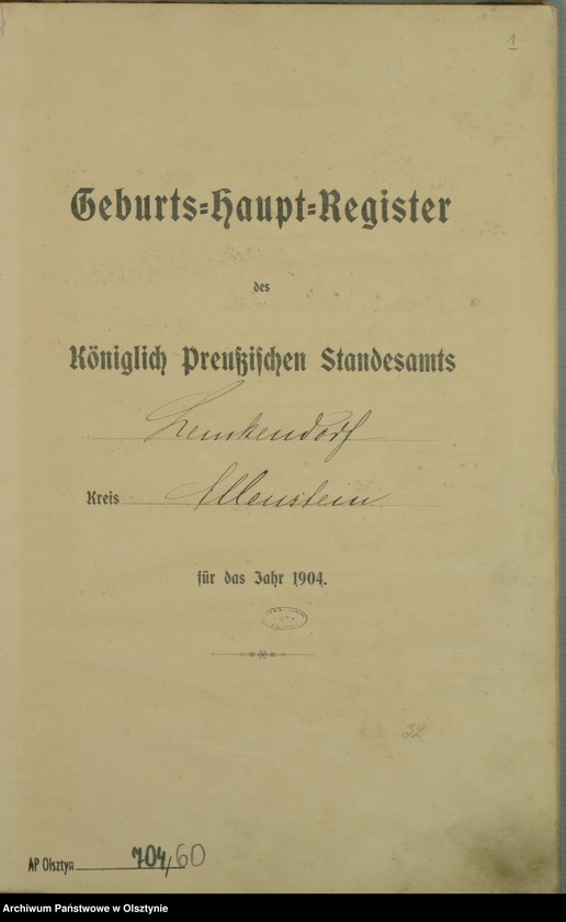 image.from.unit.number "Geburts-Haupt-Register Nr 1 - 105"