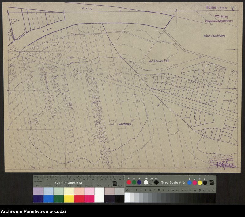 Obraz 1 z jednostki "Plan miasta Łodzi. Sekcja SO 5"