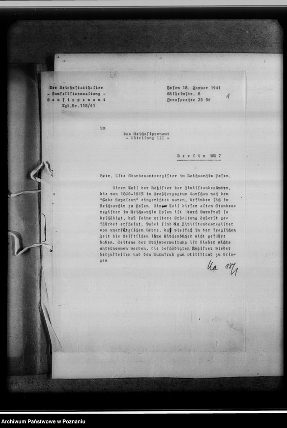 Obraz 5 z jednostki "Allgemeiner Schriftverkehr"