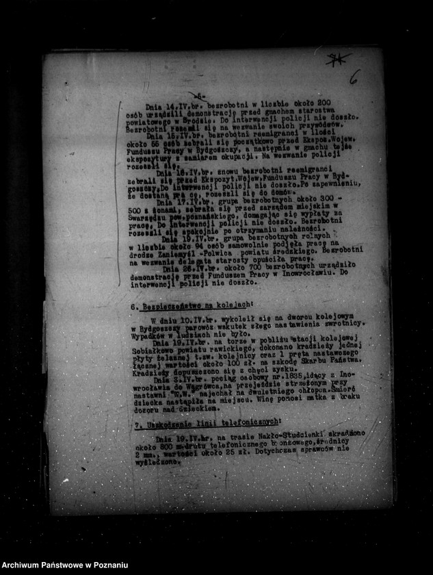 Obraz 10 z jednostki "Sprawozdania okresowe /miesięczne ze stanu bezpieczeństwa/ za miesiące kwiecień, maj, czerwiec 1937 r. /nr 4-6/"