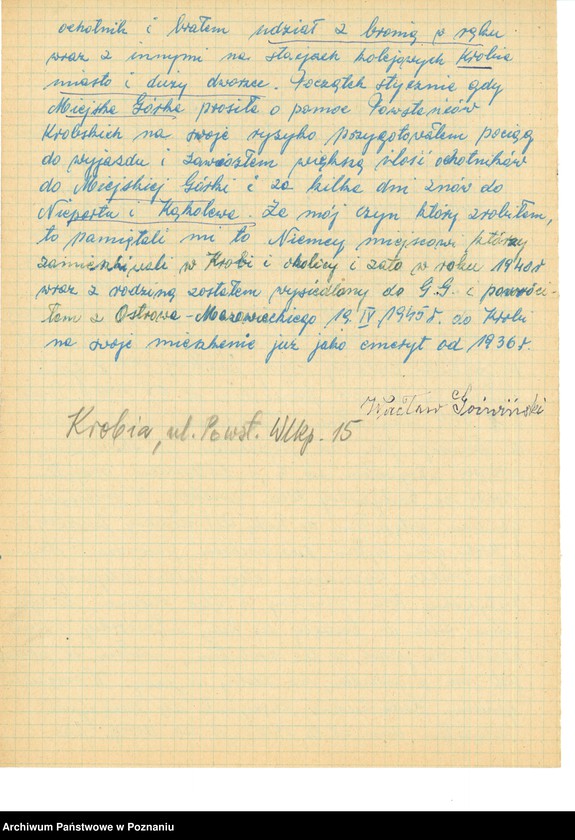 Obraz 17 z jednostki "Życiorysy powstańców wielkopolskich: G - tom lll /Goćwiński Wacław - Górski Marian/."