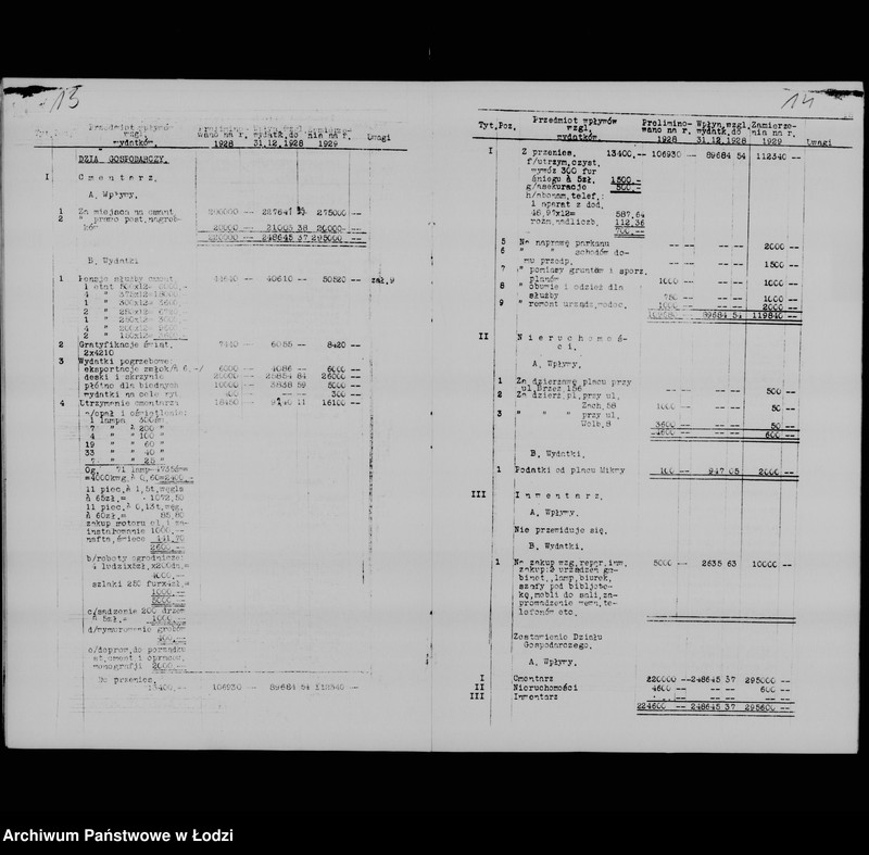Obraz 10 z jednostki "Zamierzenia skarbowe na rok 1929"