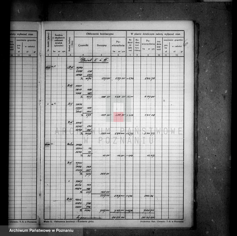 Obraz 10 z jednostki "Obliczenie bonitacji do planu dzielczego majątku Trzeciewnica wyrzyskiego"