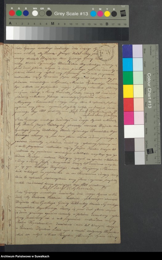 image.from.unit.number "Akta Ślubów Urzędnika Stanu Cywilnego Gminy Kaletnickiey, od dnia 1-go Stycznia do dnia ostatniego Grudnia 1820 roku."