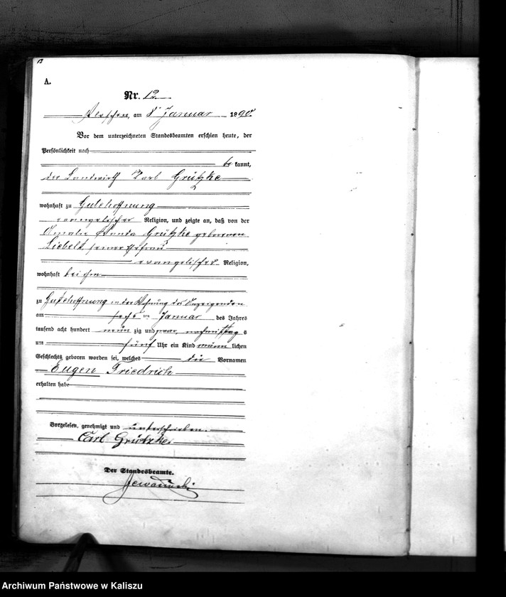 Obraz 15 z jednostki "[Księga urodzeń]"