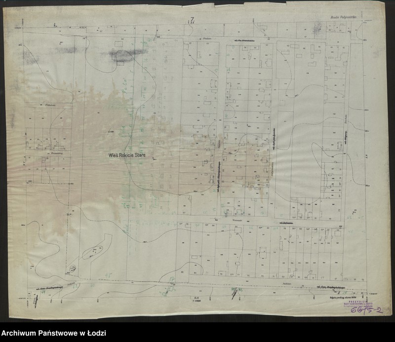 Obraz 2 z jednostki "Plan miasta Rudy Pabianickiej Sekcja 7"