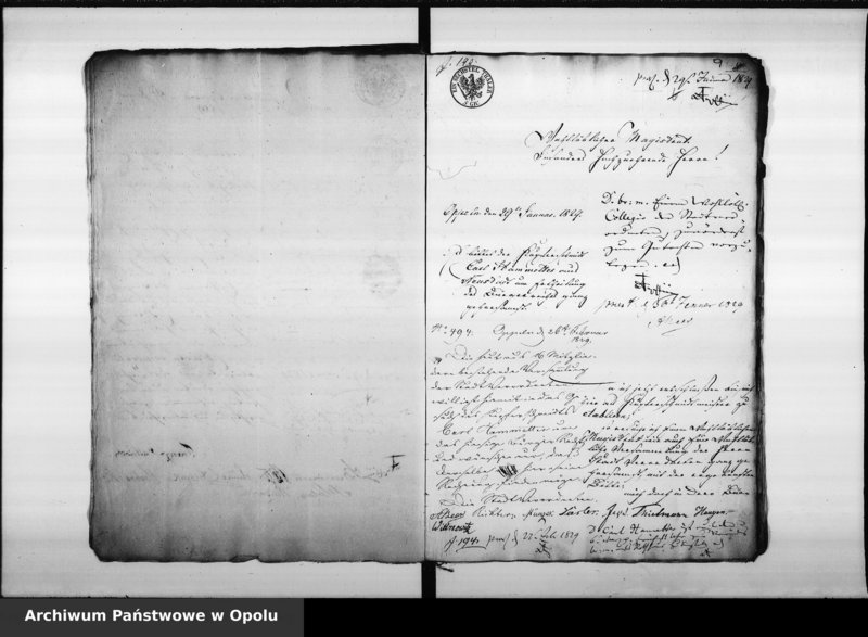 Obraz 10 z jednostki "Acta von Annahme und Vereidung der neuen Bürger bei der Stadt Oppeln"