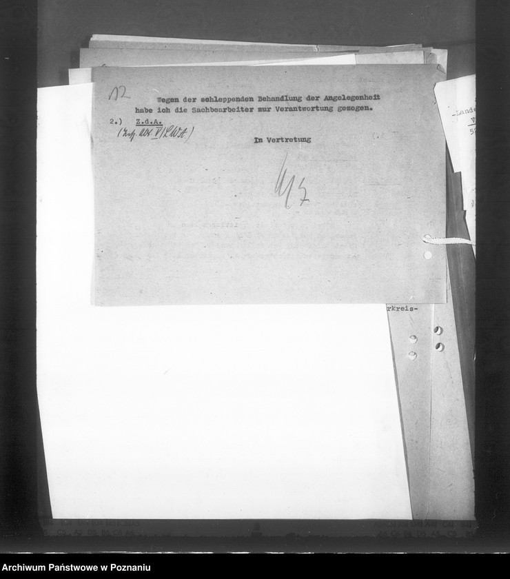 Obraz 16 z jednostki "Inspektion - Abteilung V/ W"