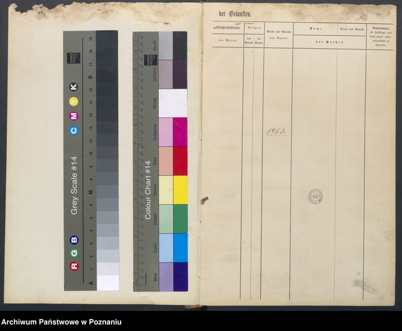 Obraz 3 z jednostki "Duplikat der Taufen, Trauungen, Begräbnisse"