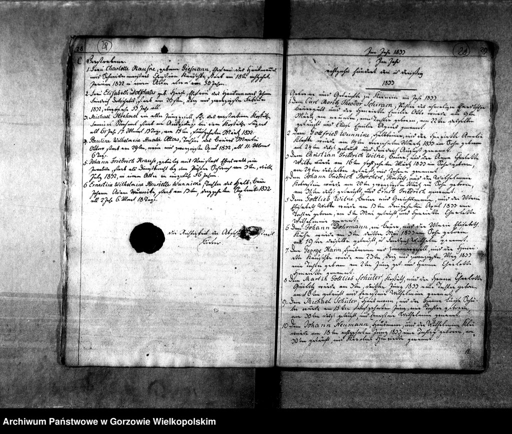 image.from.unit.number "Duplikate der Kirchenbücher von der Parochie Kernein (Karnin)"