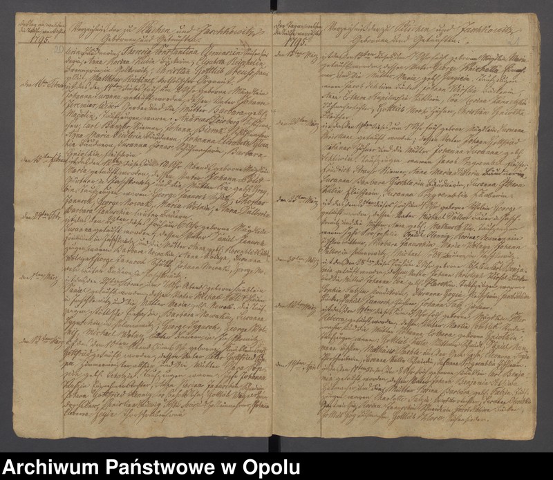 image.from.unit.number "Duplicate der evangelischen Kirchenbücher zu Pitschen von Jahre 1794 bis 1820 incl. [inclusiv]"