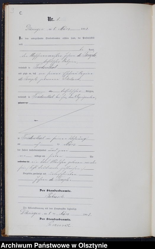 image.from.unit.number "Sterbe-Neben-Register Nr 1 - 46"