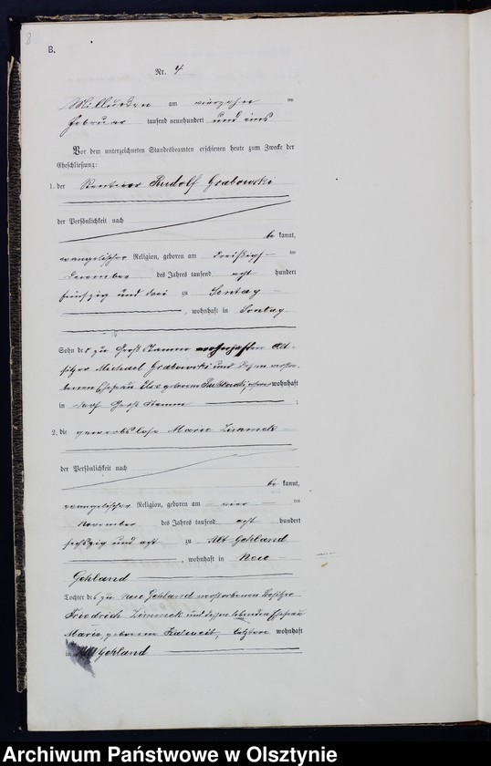 image.from.unit.number "Heiraths-Haupt-Register Nr 1 - 26"