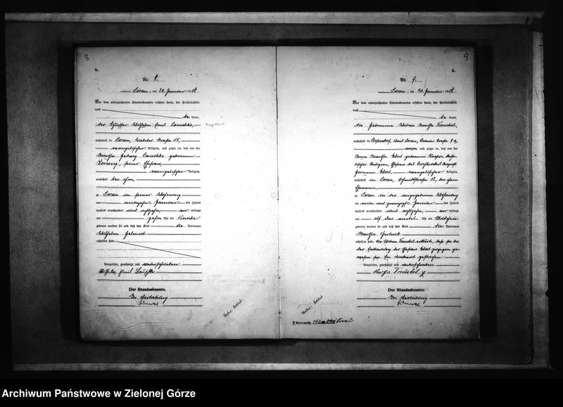 Obraz 9 z jednostki "[Księga akt urodzenia rok 1918]"