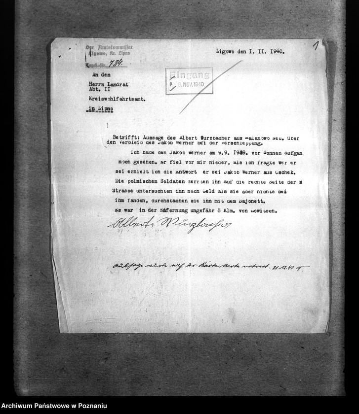 Obraz 5 z jednostki "Amtliche Meldungen Kreis Lipno"