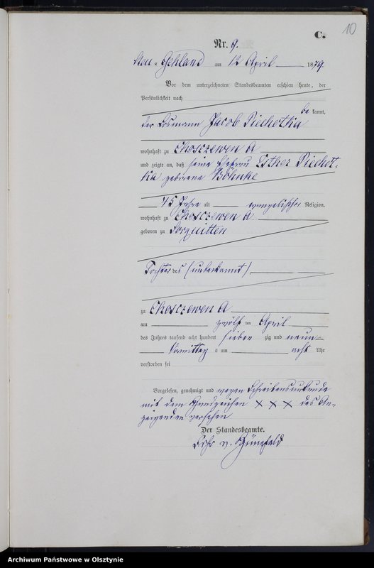 image.from.unit.number "Sterbe-Haupt-Register Nr 1 - 24"