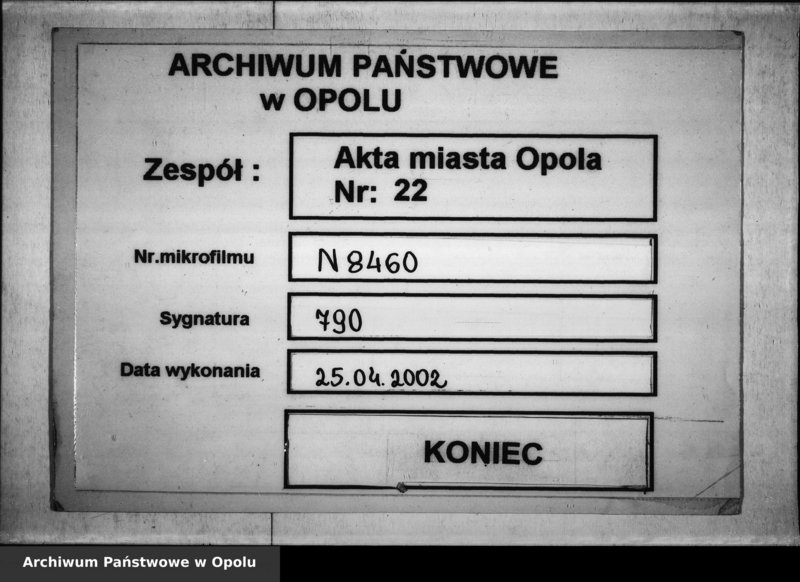 Obraz 20 z jednostki "Acta specialia betreffend die Bezahlung der Criminal - Untersuchungs Kosten in Sachen c/a [contra] Israel Wolf Cohn und Moses Friedlander 1826 Vol. I"