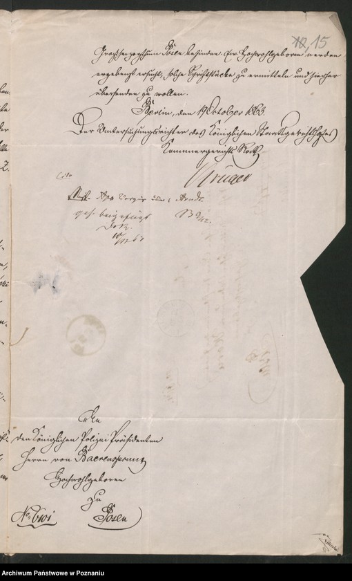 Obraz 19 z jednostki "A. betr. den Gutsbesitzer Stanislaus von Arndt, Johann von Arndt Landschaftsrat aus Dobieszewice"