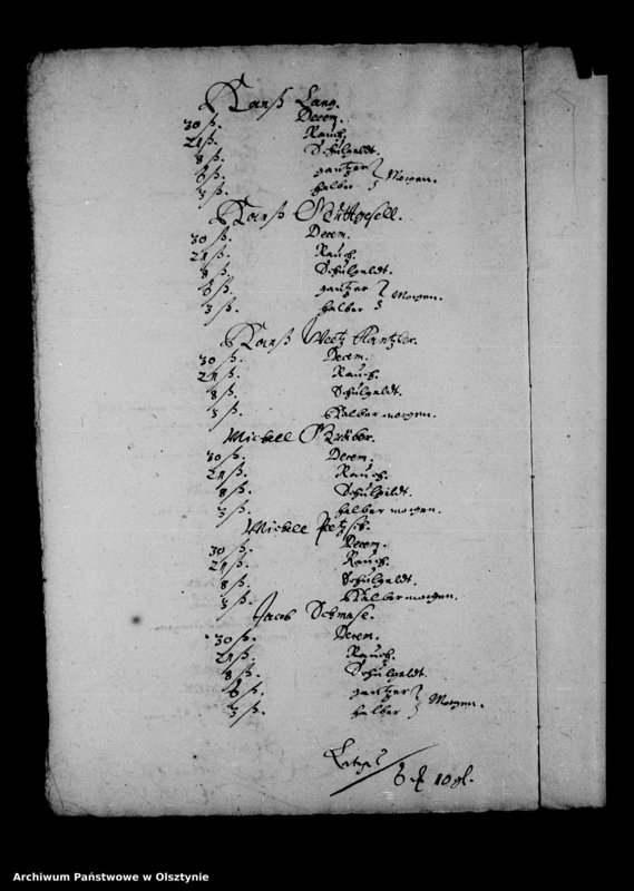 image.from.unit.number "Kirchen-Rechnung in Deutsch Eylau"