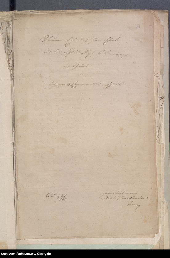 image.from.unit.number "27 Stück Beläge zur Widminnschen Kirchspiels Schulkasse Rechnung"