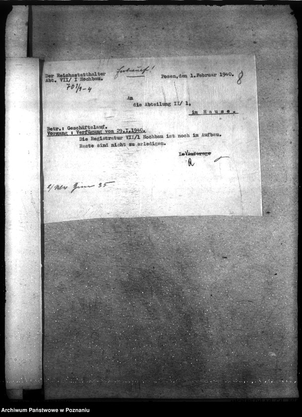 Obraz 13 z jednostki "Verschiedene Verwaltungssachen der Reichsbauämter"