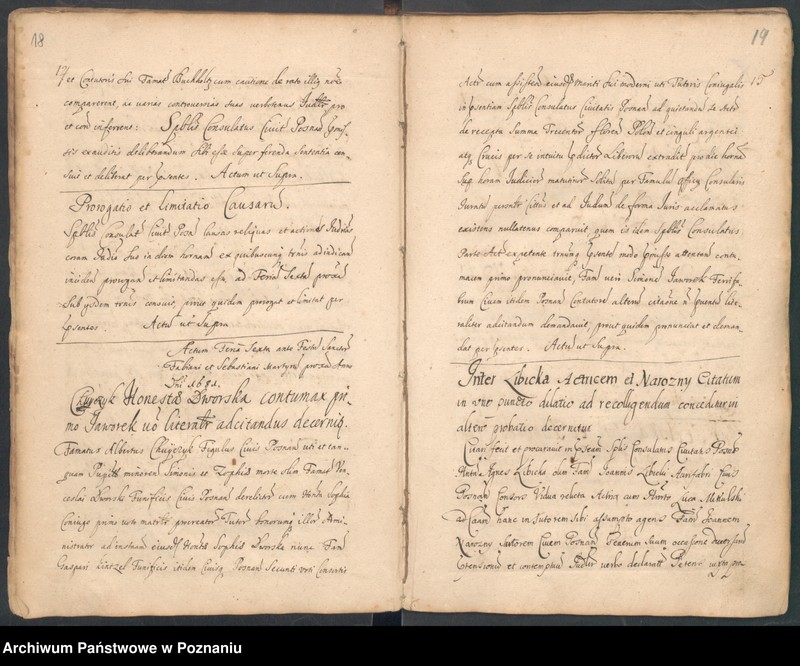 Obraz 11 z jednostki "Protocolon actorum officii consularis Posnaniensis."