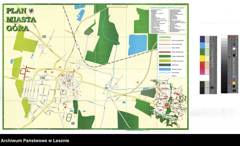 Obraz 1 z jednostki "Gostyń. Plan miasta"