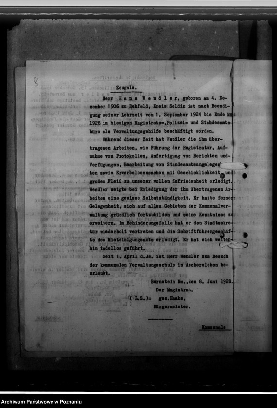 Obraz 12 z jednostki "Wendler, Hans - komisarz obwodowy"