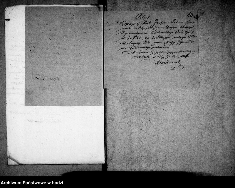 Obraz 10 z jednostki "Rachunek z funduszu Kasy Zgromadzenia Siodlarskiego w mieście Łodzi"