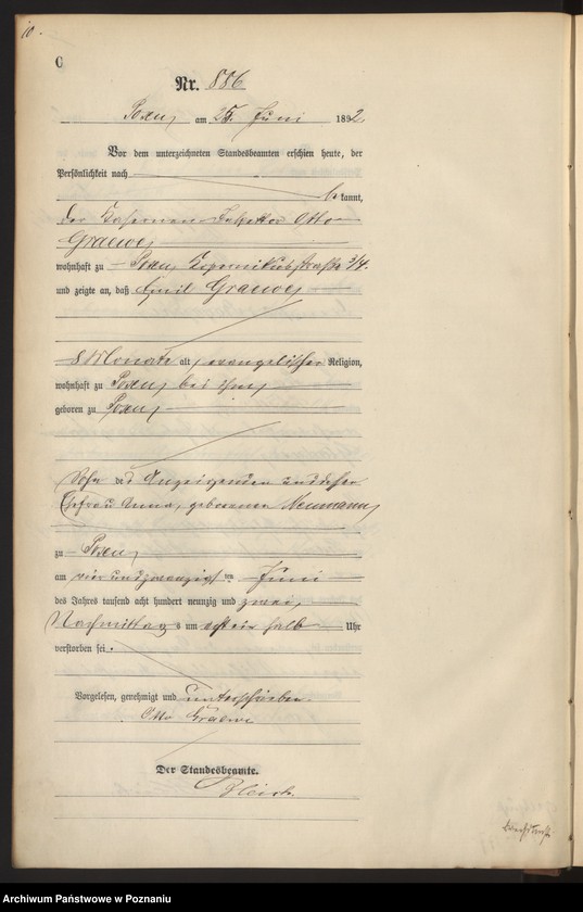 Obraz 13 z jednostki "Księga zgonów t. III"