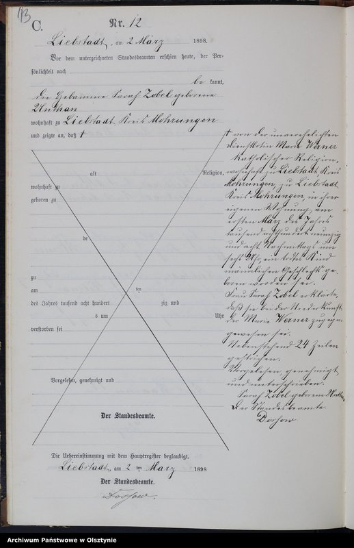 image.from.unit.number "Sterbe-Neben-Register Nr 1 - 46"
