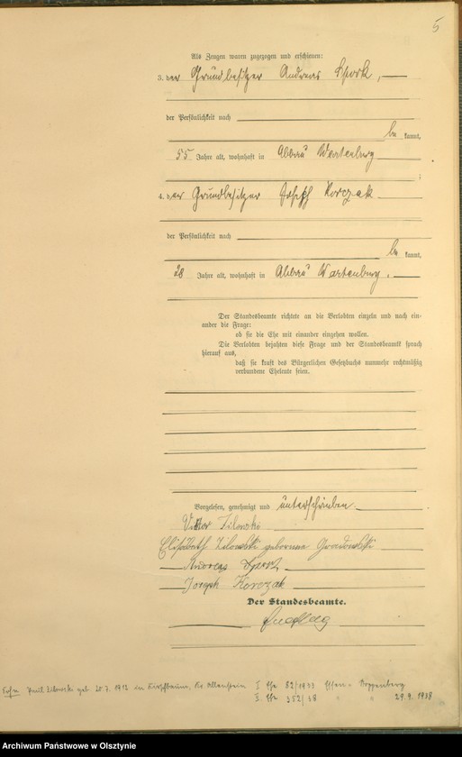 image.from.unit.number "Heiraths-Haupt-Register Nr 1 - 23"