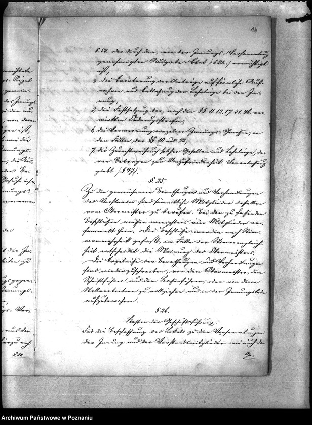 Obraz 20 z jednostki "Statut der Zimmer-Schiffbauer-Mühlenbauer- und Brunnenmacher-Innung zu Posen"