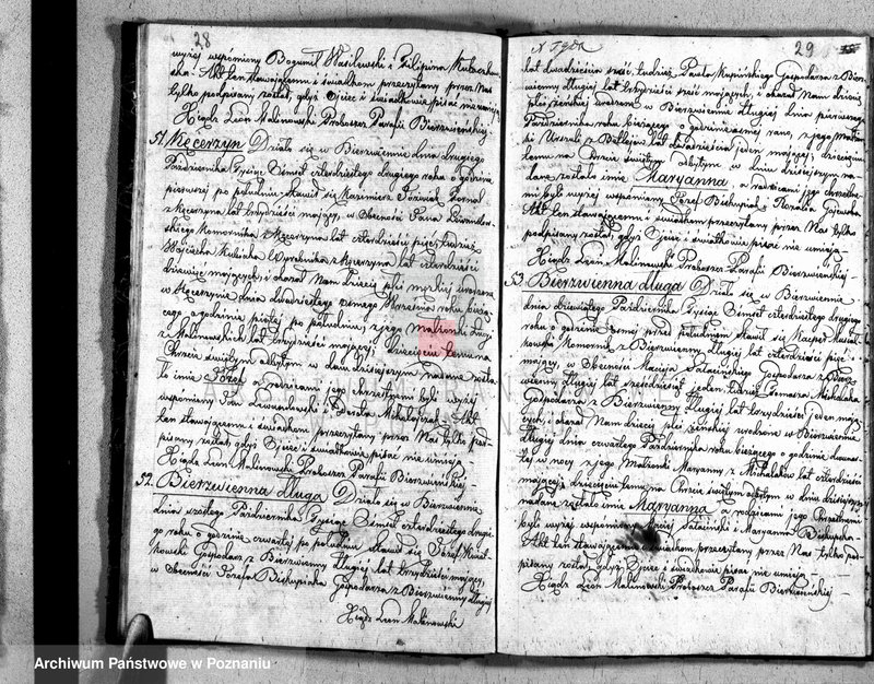 Obraz 16 z jednostki "Akta urodzonych, zaślubionych i zmarłych"