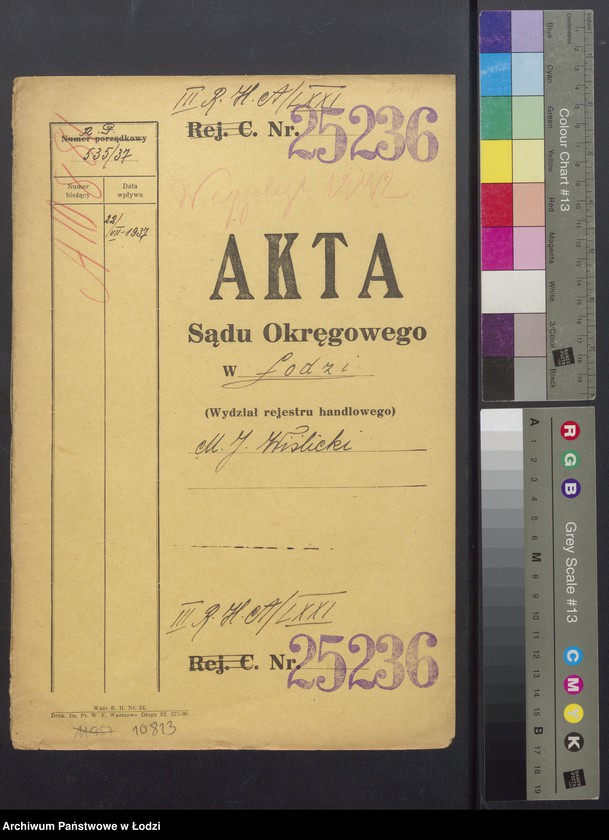 Obraz 2 z jednostki "Moszek Jankiel Wiślicki- sprzedaż towarów wełnianych i półwełnianych własnego wyrobu"