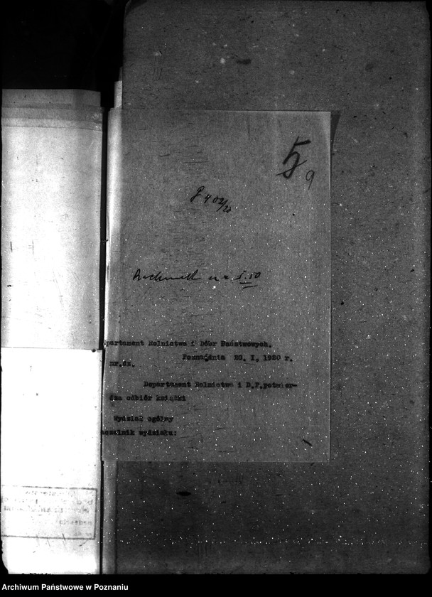 Obraz 15 z jednostki "Sprawy gospodarcze-ogólne biblioteka departamentu"