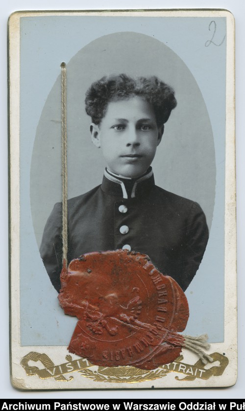 image.from.unit.number "Akta osobowe ucznia Samuela Czerniakowskiego syna Erofima"