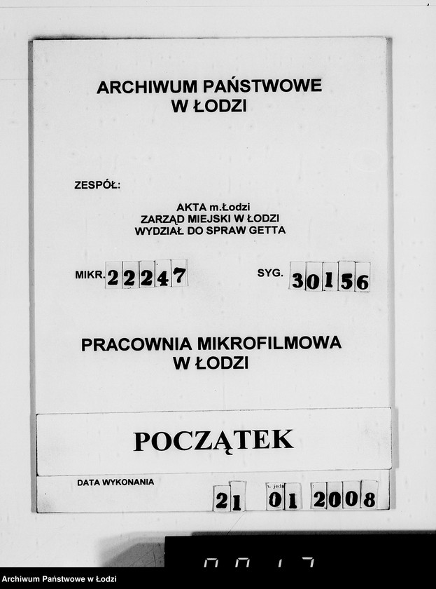 Obraz 1 z jednostki "Lebensmitteleinkauf, Aufträge, Lieferscheinen und Rechnungen 20832-20856 [Dostawa warzyw do Getta]"