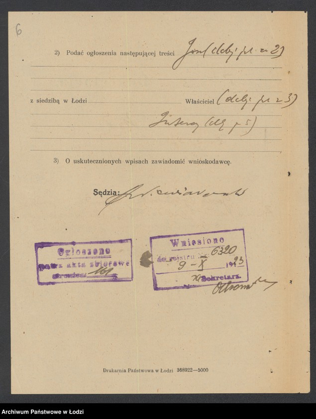 Obraz 8 z jednostki "Zilbersztanc Josek- sprzedaż mąki i zboża"