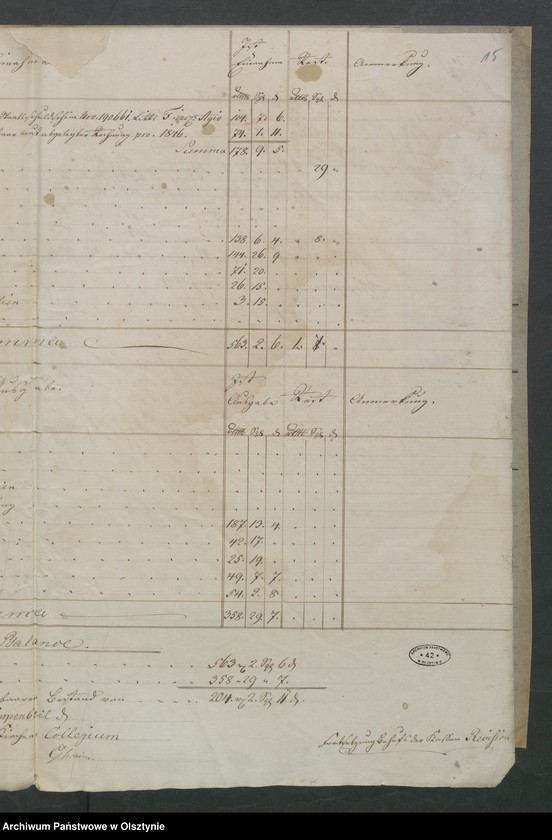 image.from.unit.number "Extrakte aus der Jahresrechnung der Land-Schul-Kasse zu Schippenbeil"