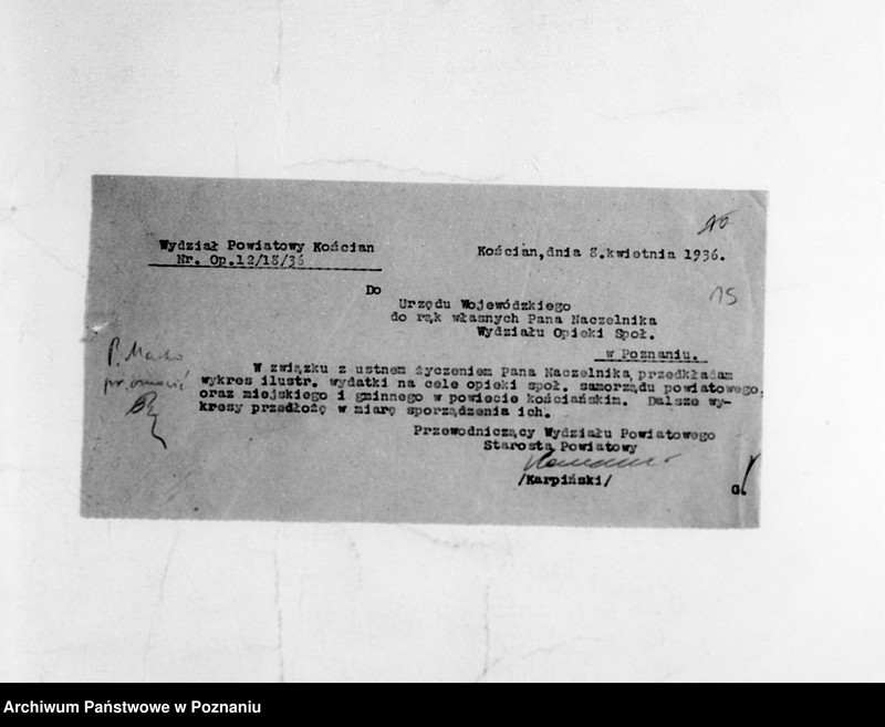 Obraz 19 z jednostki "/Opieka Społeczna- sprawy różne/"