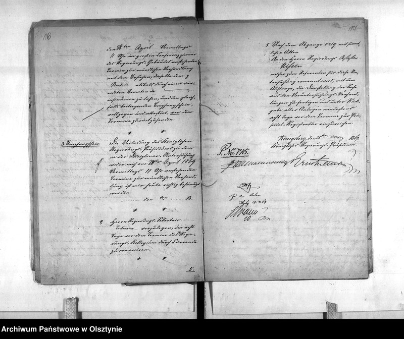 image.from.unit.number "Disziplinar-Untersuchung gegen den Registrator Bendrin [Wilhelm] zu Braunsberg"